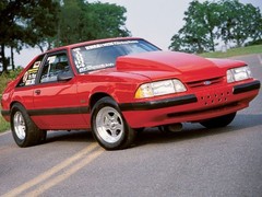 1990 Ford Mustang LX 5.0 Drag Racer Revell 1/25 Plastic Model Car Kit 85-4195