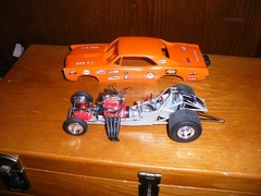 ADULT CUSTOM BUILT 1967 PONTIAC GTO FUNNY CAR MODEL 1/25 NEW