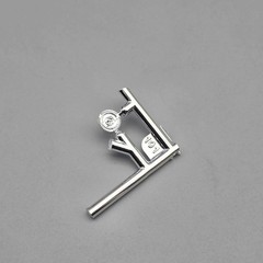 Revell 1/25 1969 69 Chevrolet Chevelle Parts Kitbash Chrome Fan Clutch #101