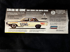 Lindberg Color Me Gone 1964 Dodge 330 Super Sport Kit # 72156 Factory Sealed MIB