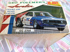 SUPER RARE! *FACTORY-SEALED JO-HAN “GEO. FOLLMER’S JAVELIN TRANS-AM RACER” *NIB!