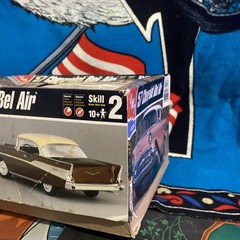 AMT ERTL Pro Shop 1:25 Scale Model Kit Contents Sealed 57 Chevrolet Bel Air Read