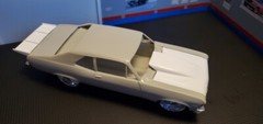 Resin Rear Spoiler & Bubble Hood Combo for ’72*/69 Nova AMT*/Revell 1/25.