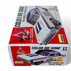Lindberg Color Me Gone 1964 330 Super Sport 1/25 Model Signed by Roger Lindamood