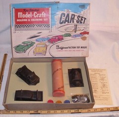 KAY STANLEY’S MODEL-CRAFT AUTOMOTIVE CAR BUILDING CASTING SET 1940s BOXED UNUSED