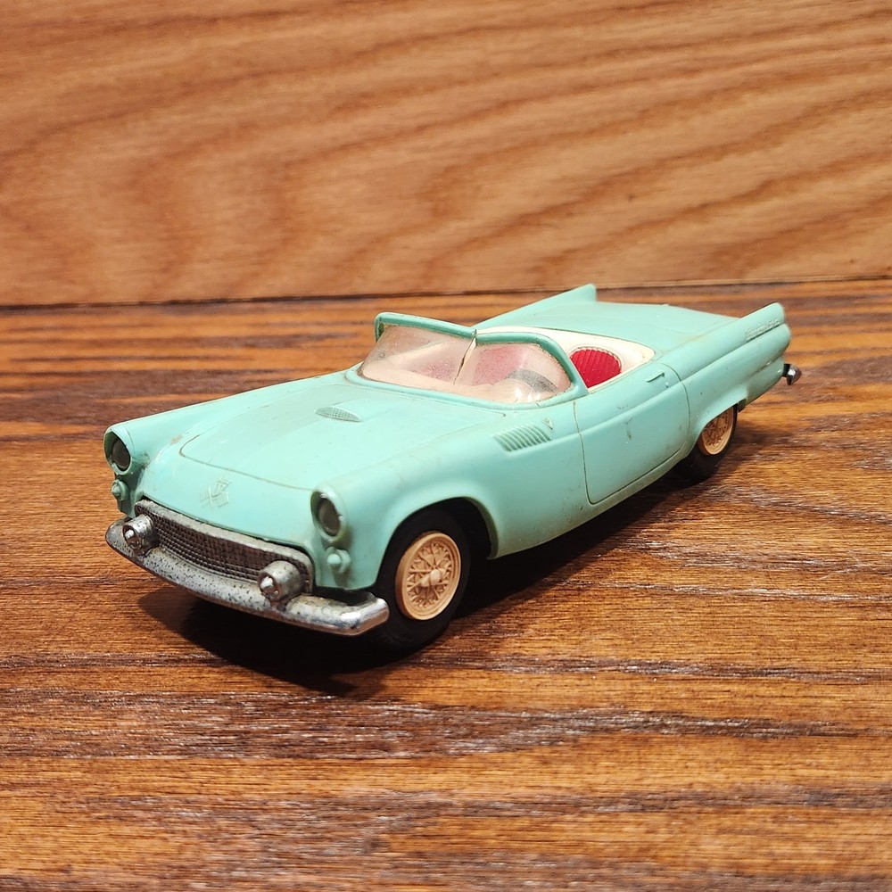 1956 Seafoam Green AMT FRICTION FORD T-BIRD THUNDERBIRD DEALER PROMO CAR