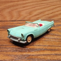 1956 Seafoam Green AMT FRICTION FORD T-BIRD THUNDERBIRD DEALER PROMO CAR