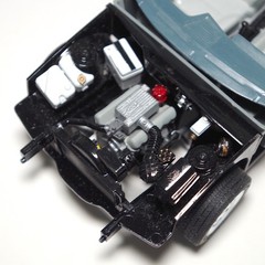 Vintage 80s Tamiya Ford Sierra XR-4i Model Kit Partially Assembled As-Is