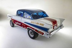 Decals – 57 Chevy gasser, “All American”. Beautiful!