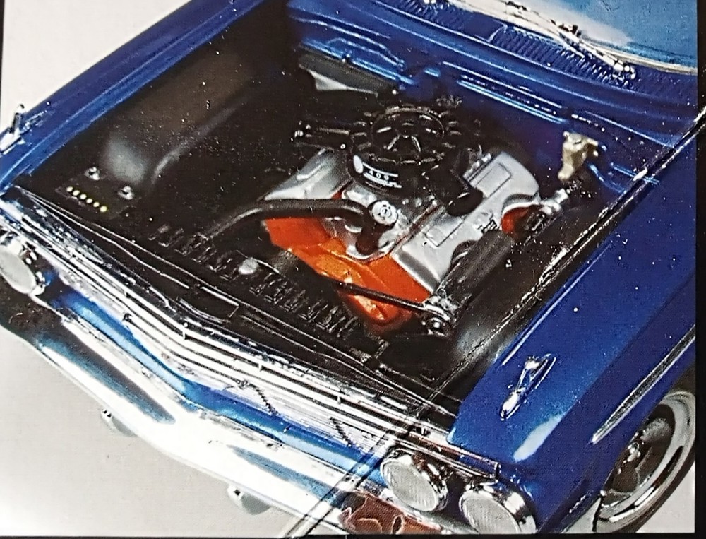 🔥61 CHEVY IMPALA SS – UNDER HOOD DETAILS – AMT 1013 – MODEL CAR KIT PARTS LOT🔥