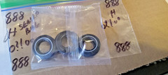 AMT FOUR (4) WHITE WALL TIRES 1/25 SCALE factory sealed bag PACKAGE # 888