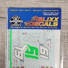 Slixx NASCAR 1749 19 Dodge R/T Jeremy Mayfield Evernham Waterslide Decals 1/24
