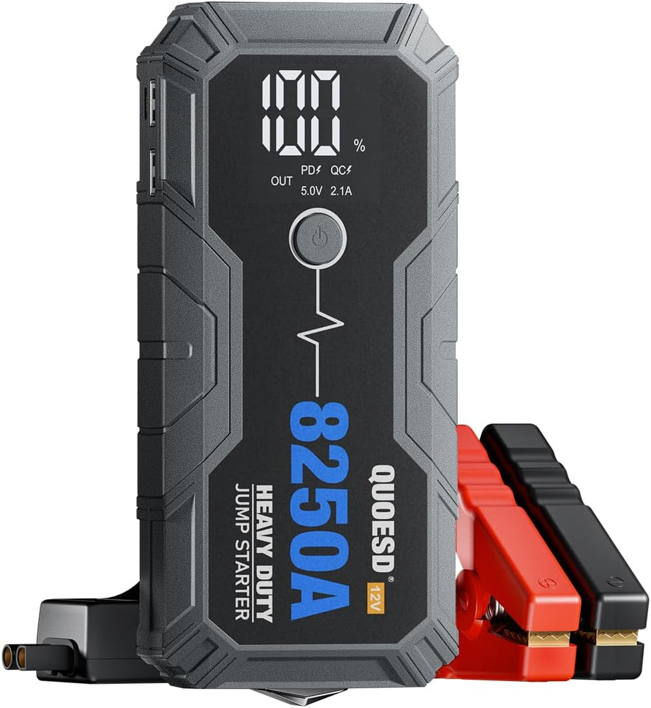 8250A Jump Starter Battery Jump Starter Battery Pack (For All Gas or 10.0+L Dies