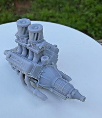 Pontiac 455 V8 Engine Tunnel Ram Naturally Aspirated 1 24 Scale Hot Rod Model