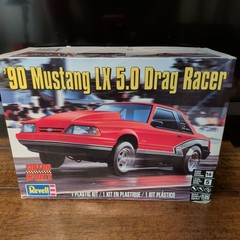 Revell 85-4195 1990 Ford Mustang LX 5.0 Drag Racer KIT. Opened but new! 1/25.