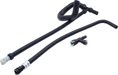 Engine HAVC Heater Hose Assembly W/Connector Kit for Chevy Tahoe Suburban Silver