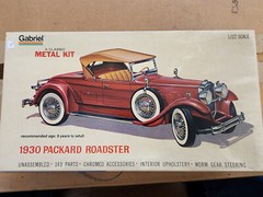 Gabriel 1930 Packard Roadster – Classic Metal Kit – 1/22 Scale – NIB