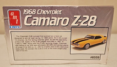 AMT 1968 Chevrolet Camaro Z-28 Kit # 6559 Factory Sealed Minor Dented Box 1:25