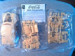 1/25 Scale 1941 Plymouth Kit. No Coke Crates.