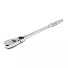 1/4 In., 3/8 In. and 1/2 In. Drive 90-Tooth Locking Flex-Head Teardrop Ratchet S