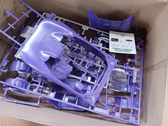 Revell Sting Ray III, AMT Ford ’29 Model A, Partially Assembled.