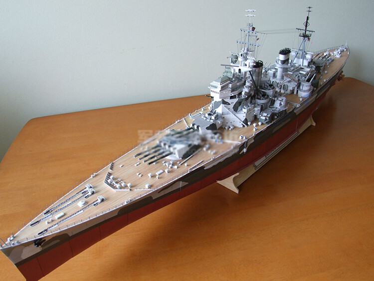 Prince of wales battle cruiser Ship paper Model Do It Yourself DIY 1:200