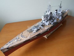 Prince of wales battle cruiser Ship paper Model Do It Yourself DIY 1:200