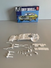 AMT 1/25 1970 Chevelle SS 454 Interior And Chassis Parts /Junkyard/Diorama