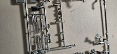1956 CHEVROLET Model Kit chrome parts tree OK