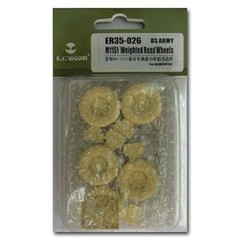 ET Model ER35026 1/35 M1151 Humvee Weighted Wheels (5 pcs)