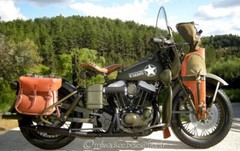 1/35 U.S. Army Motorcycles – Harley-Davidson WL Italeri 322 Plastic Model kit
