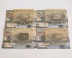 Takara 1:144 World Tank Museum Series 02 WW2 German Tanks Lot of 4 [D]