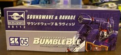 Trumpeter Transformer Soundwave & Ravage from Bumblebee Movie 3.5″