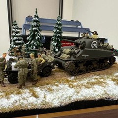 Diorama 1:16/35 Resin Tank External Package Military Display Model Accessory Toy