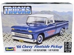 LEVEL 4 MODEL KIT 1966 CHEVROLET FLEETSIDE PICKUP TRUCK 1/25 BY REVELL 85-7225