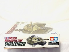 1/35 Tamiya British Main Battle Tank CHALLENGER Partially Assembled