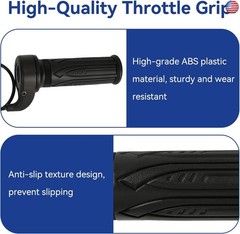 3 Pin Ebike Throttle Full Twist Male Compatible with Electric Bike Scooter
