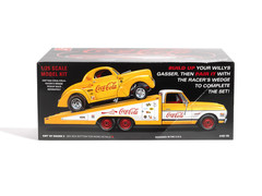 AMT 1940 WILLYS COUPE COKE RACE TEAM PLASTIC MODEL CAR KIT 1/25 sk 2 AMT1492 NEW