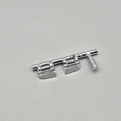 MPC 1/25 1977 Dodge Stepside Pickup Warlock Parts Kitbash Chrome Pieces #104