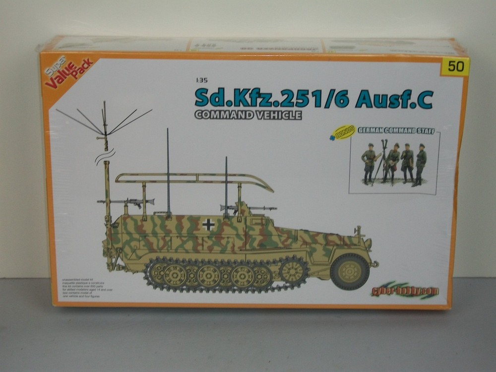 Dragon 1/35 Scale Sd.Kfz.251/6 Ausf.C Command Vehicle – Factory Sealed