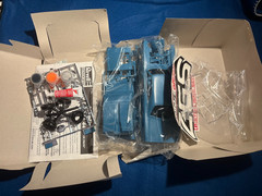 1/24 REVELL 1969 DODGE 440 SIX PACK SUPER BEE BLUE MODEL KIT OPEN READ B8