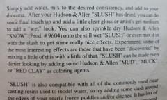 Hudson & Allen SLUSH (Covers 20 sq in) #9605 Diorama Model Making Accessories