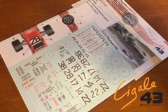 NEW Decals Williams March F1 1971 1/43rd scale for Tameo Kit by Cigale43 CDS024