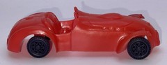 1951 Allard J2 Plastic Toy Car 1/32 PROCESSED PLASTIC Red 4.5” Nice
