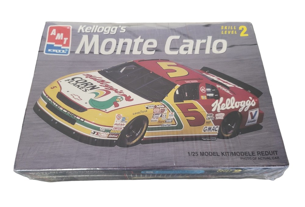 NIB Sealed 1995 ERTL AMT 1/25 Model Kit #5 Kellogg’s Monte Carlo 8187