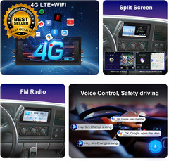 QLED Radio for Chevy GMC Buick Cadillac 1995 1996 1997 1998 1999 2000 2001 2002,