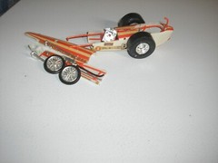 Vintage 1/25 1/24 Hot Rod Ram Chargers Dodge Rail Dragster for parts or restore