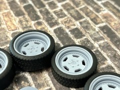 Resin 20 Inch: “AMG Mercedes Monoblock Aero 3” Model car Wheels/Tires 1/24 1/25