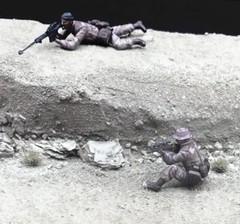 1/35 Scale Military Diorama Base Terrain Display Model Soldiers Figures Diecast