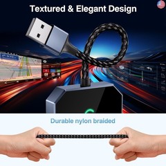 Android Auto Wireless Adapter for OEM Factory Wired Android Auto Car, Stable